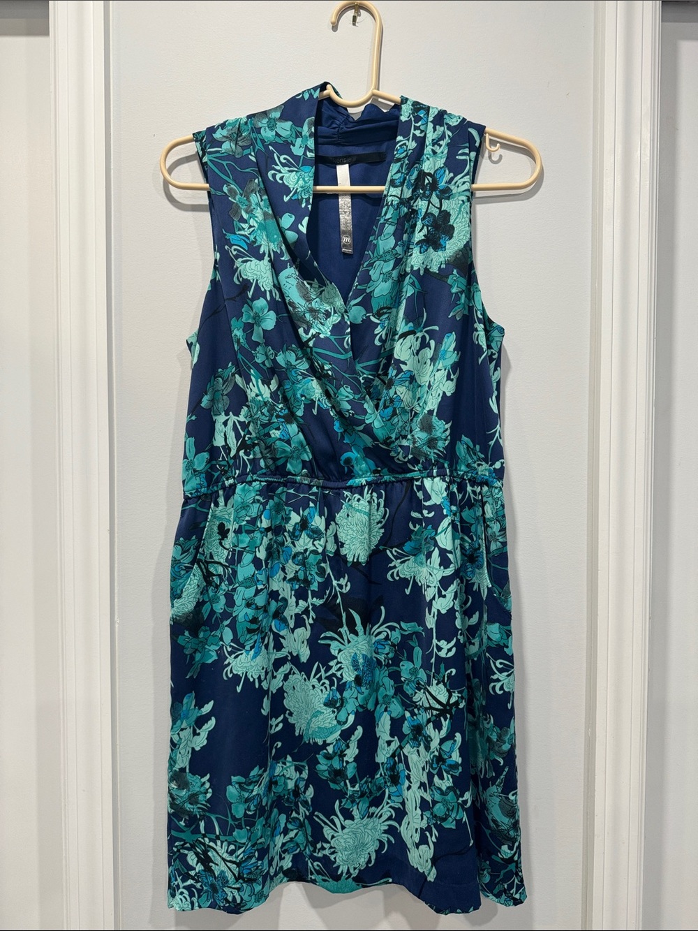 Kensie Sleeveless Floral Wrap Dress